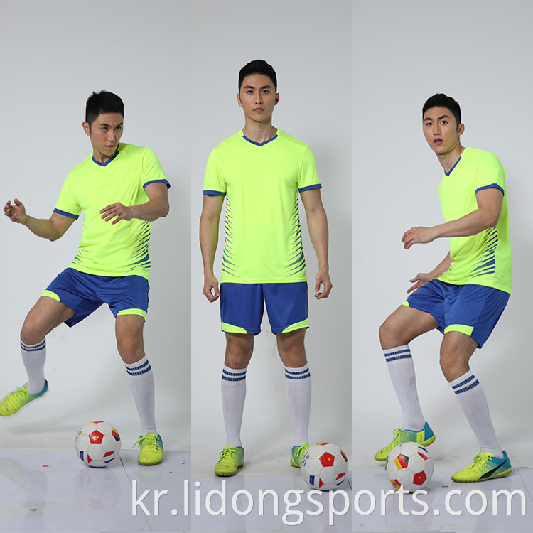 OEM Custom Uniformes de Youth Jersey 축구 축구 유니폼 고품질